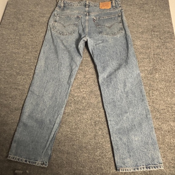 Vintage Levis 505 Jeans Mens 38x30 Blue Regular Fit Straight Leg Zip Fly 90s - Picture 2 of 14